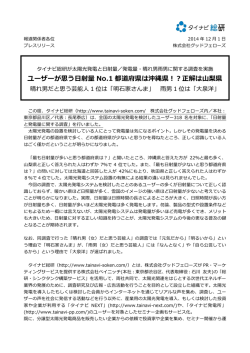ユーザーが思う日射量量 No.1 都道府県は沖縄県！？正解は - タイナビ