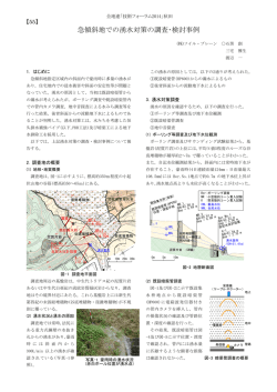No.55 ［C-2］ 急傾斜地での湧水対策の調査・検討事例