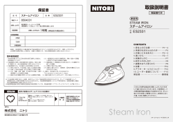 8504031 スチームアイロン レーヌ ES-2331 AI 140916