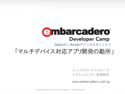 PDF（969KB） - eDN - Embarcadero Technologies