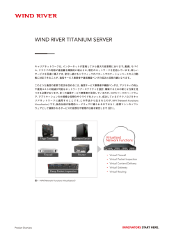 製品概要 - Wind River