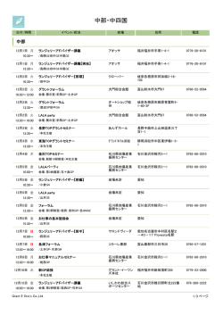 中部・中四国