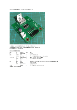 HDMI-I2S受信基板 製作マニュアル(2014/12/6改定)Rev2.0 - やなさん