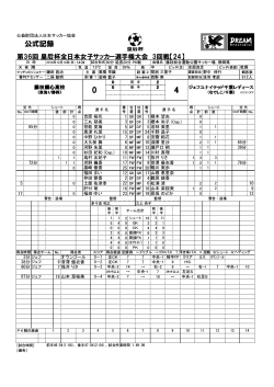 0－4 - 日本サッカー協会