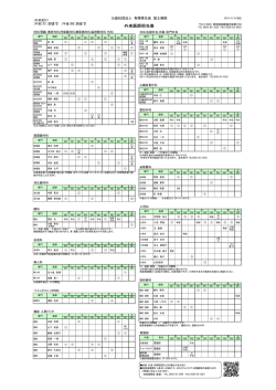 診療科別 - 富士病院