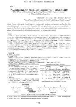 ポリ(1-ブテン) - 日本大学理工学部