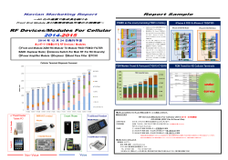 RF Devices/Modules For Cellular 2014-2015 - Navian