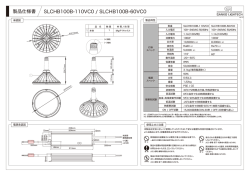 製品仕様書 SLCHB100B-110VC0 / SLCHB100B-60VC0