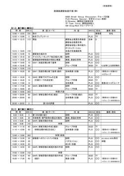 別添資料（進行表）