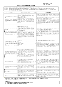 学校評価 - 北九州市立学校・園ホームページ