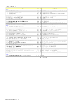 行事予定 - 日本原子力学会