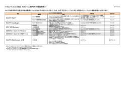 HULFT8利用時の各製品の機能制限 - HULFT.com