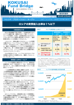 ロシアの実質組入比率は1%以下(PDF 488kb) - 国際投信投資顧問