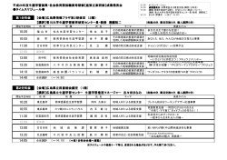 当日のタイムスケジュールはこちらから (PDF：204KB) - 広島県