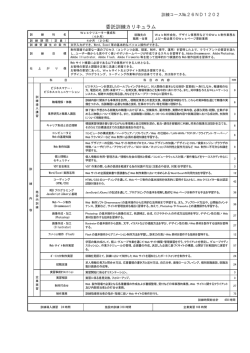 委託訓練カリキュラム - PCポート