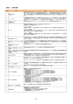 【別紙1】 用語の定義 - 厚生労働省