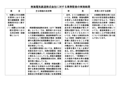 南海電気鉄道株式会社に対する業務監査の実施結果 - 国土交通省