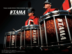 TAMA MARCHING PERCUSSION 2014-2015