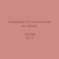 headdress for professional by hairart catalog 2015