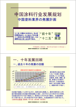 中国涂料行业发展规划