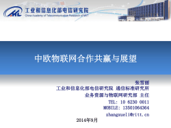 中欧物联网合作共赢与展望