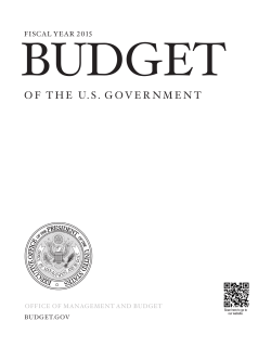 2015 Budget - The White House