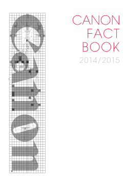Canon Fact Book 2014/2015