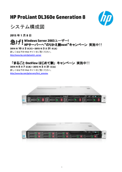 HP ProLiant DL360e Gen8 - Hewlett Packard