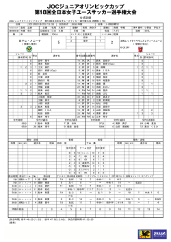 公式記録