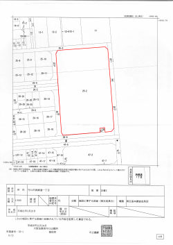 公図・地積測量図