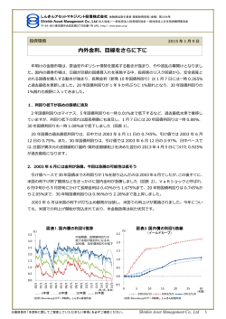内外金利、目線をさらに下に - しんきんアセットマネジメント投信