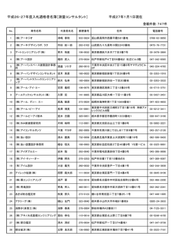 平成27年1