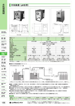 中和装置（処理） 水処理機械