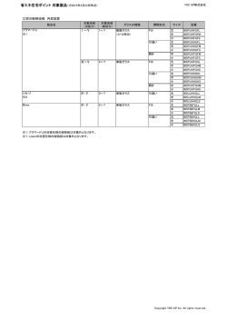 対象製品一覧（PDF）;pdf