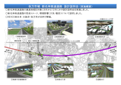 枚方市域 新名神高速道路 設計説明会