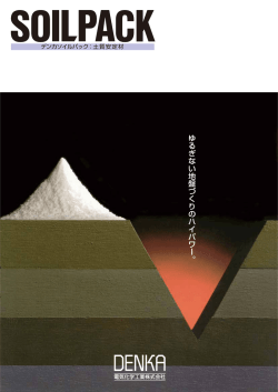 デンカ ソイルパック®カタログ