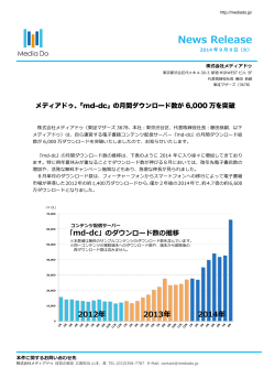 メディアドゥ、「md-dc」