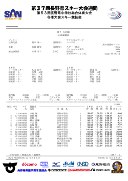 県中男子GSL リザルト