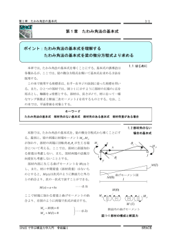 たわみ角法の基本式