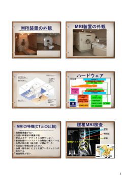 MRI検査室の概観