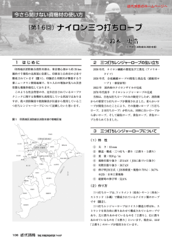 ナイロン三つ打ちロープ