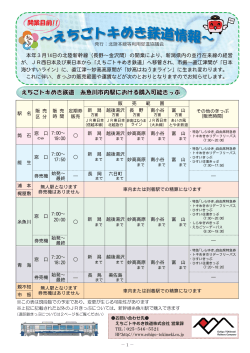 えちごトキめき鉄道情報（PDF：751KB）