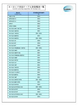 欧州許容電流について (World Wide Standard Cable Series)[PDF]