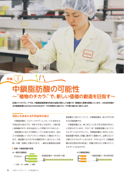 中鎖脂肪酸の可能性 - 日清オイリオグループ