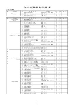 前期2年の課程 - 東北大学大学院国際文化研究科