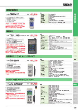 ガウスメーター MG-3003SD