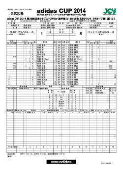 公式記録 - モンテディオ山形