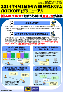 JFA IDとは