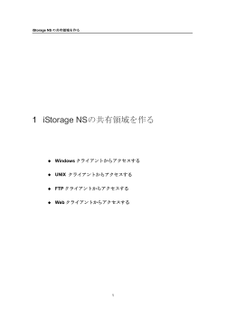 iStorage NSシリーズ 管理者ガイド