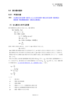 5.5.1 RC耐力壁 - 構造設計システムBRAIN